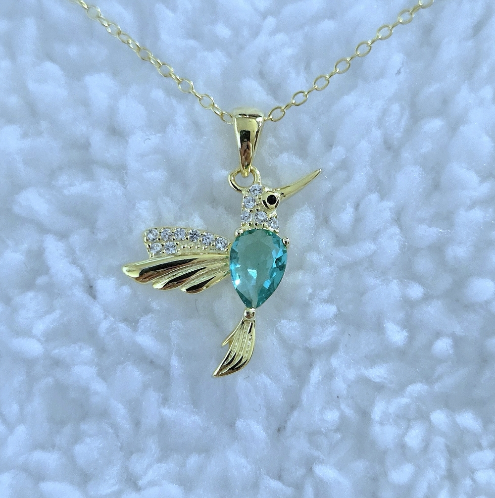 Cote d'Argent Hummingbird🪶 Pendant Necklace - NWT - Picture 3 of 16